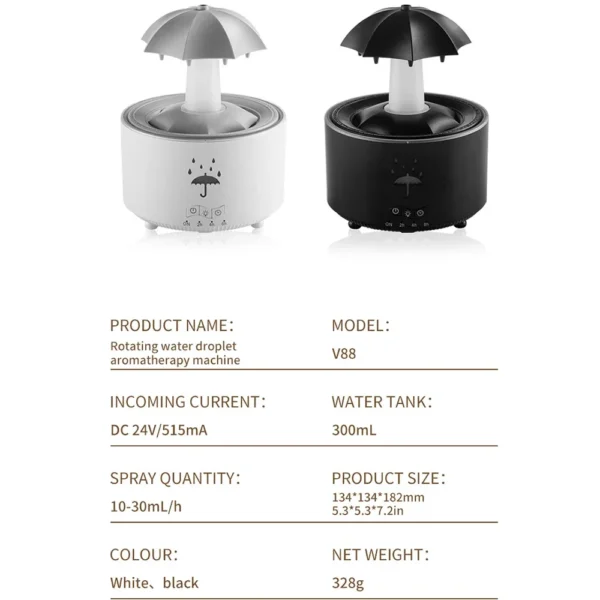 Creative Umbrella Water Drop Air Humidifier - Image 6